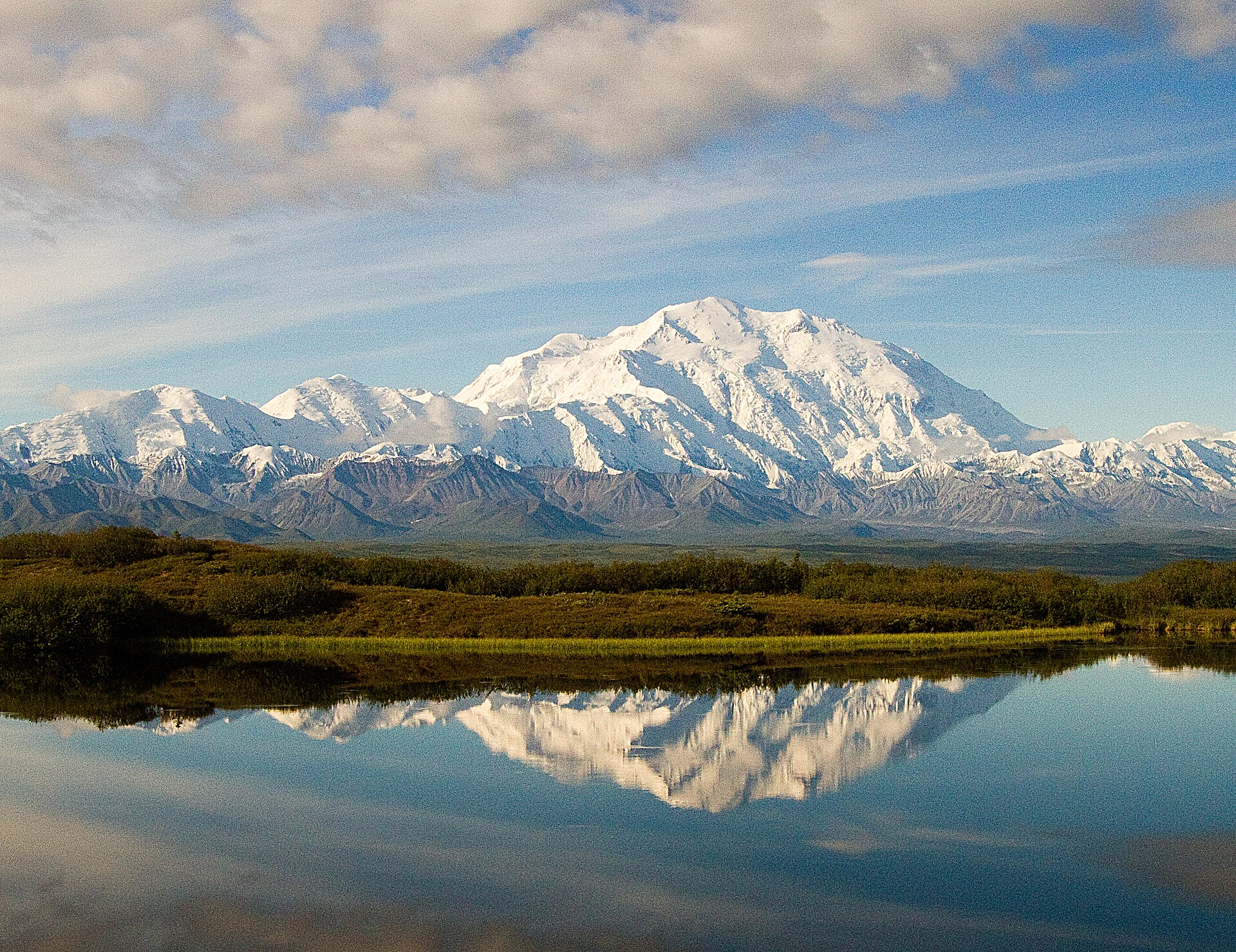 Wonder Lake and Denali (original Flickr title: Reflection Pond)