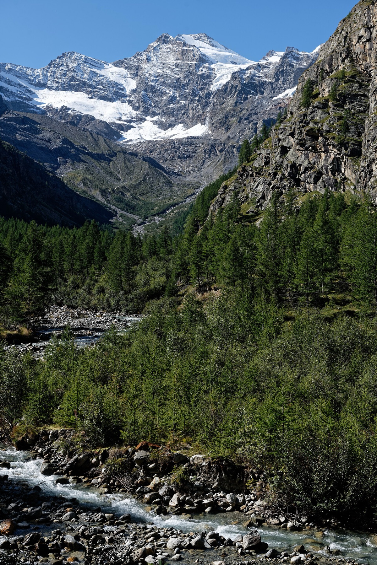 Gran Paradiso above Valnontey