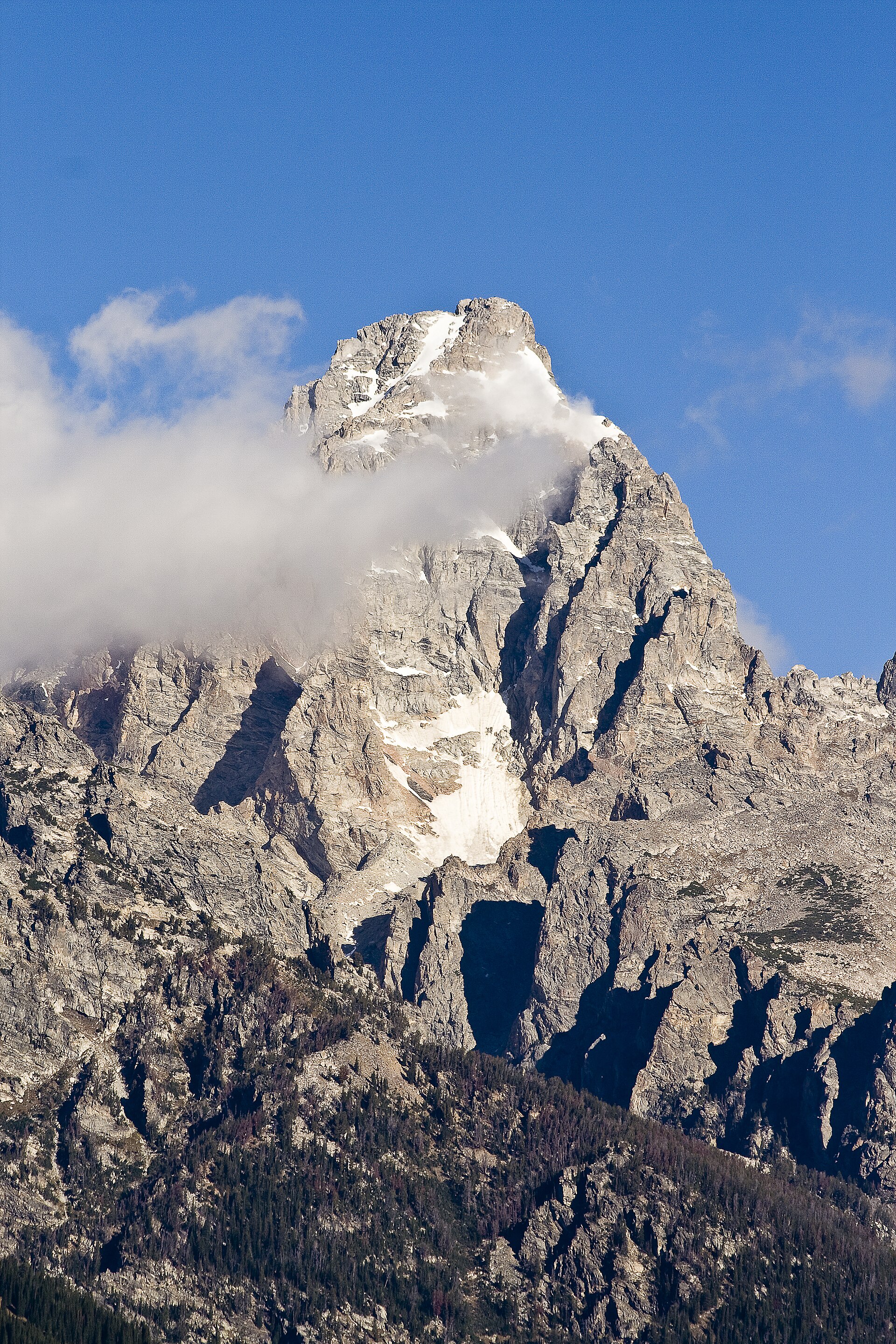 Grand Teton from the southeast, Grand Teton National Park, Wyoming, USA