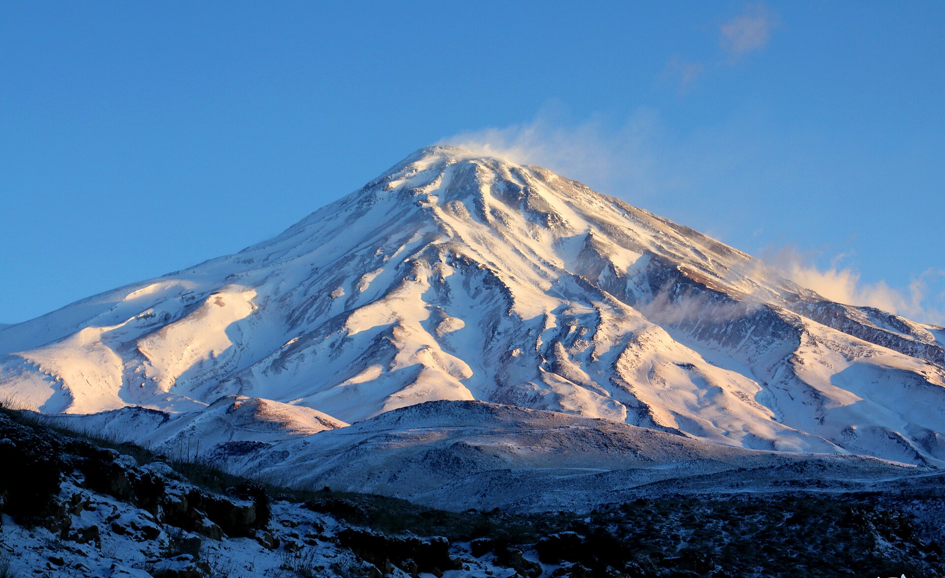 Mount Damavand from the south
