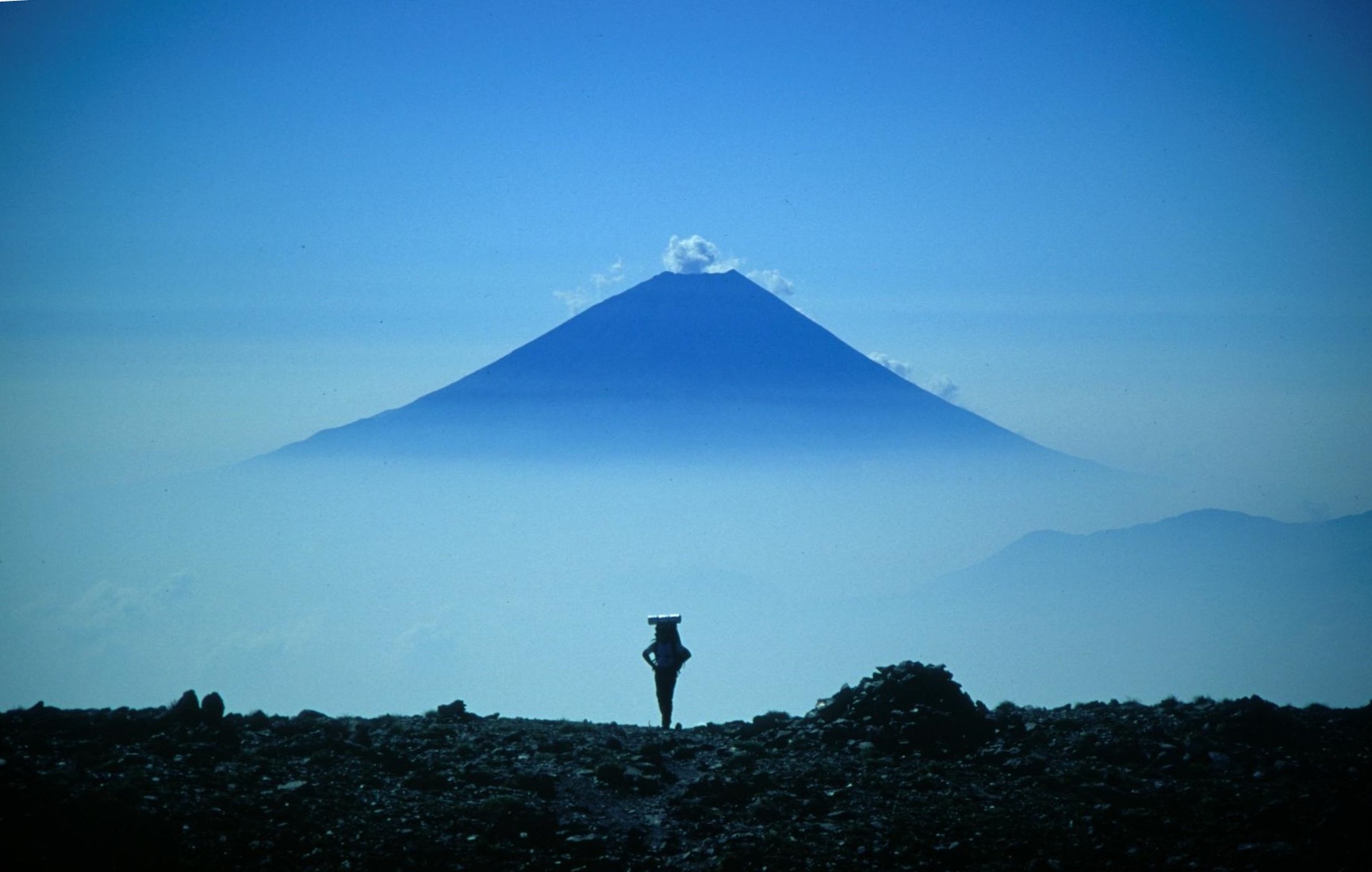 Mount Fuji viewed from the Southern Alps of Japan