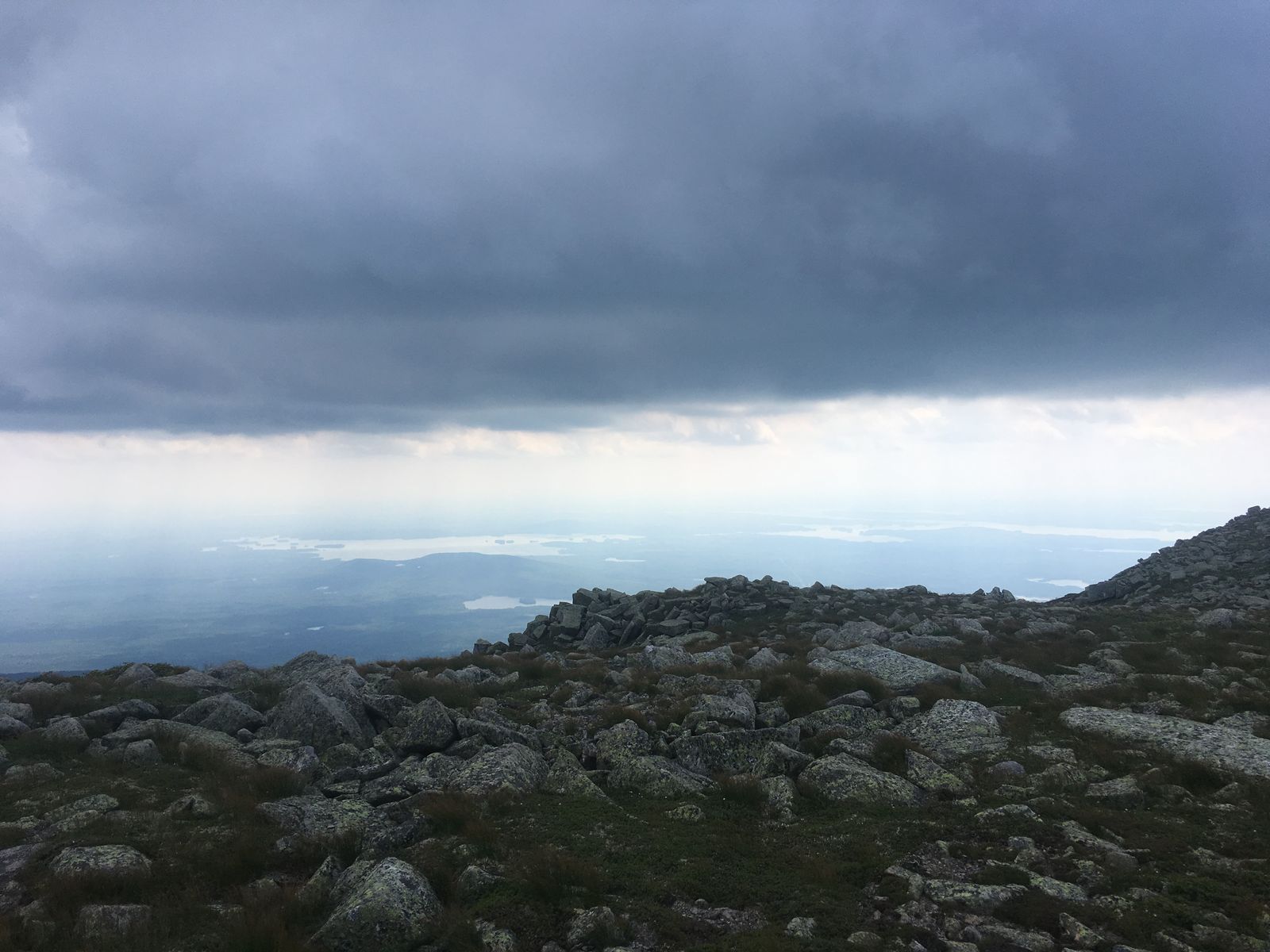 View from the summit of Mount Katahdin