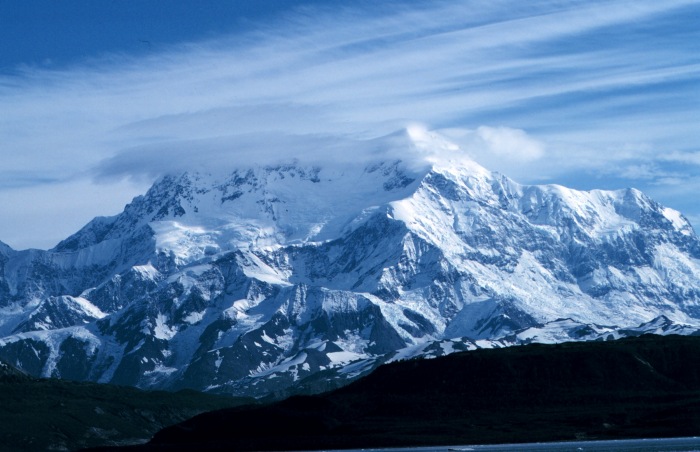 Mount Saint Elias, 2nd highest mountain in Canada and the USA. South Central Alaska, Icy Bay