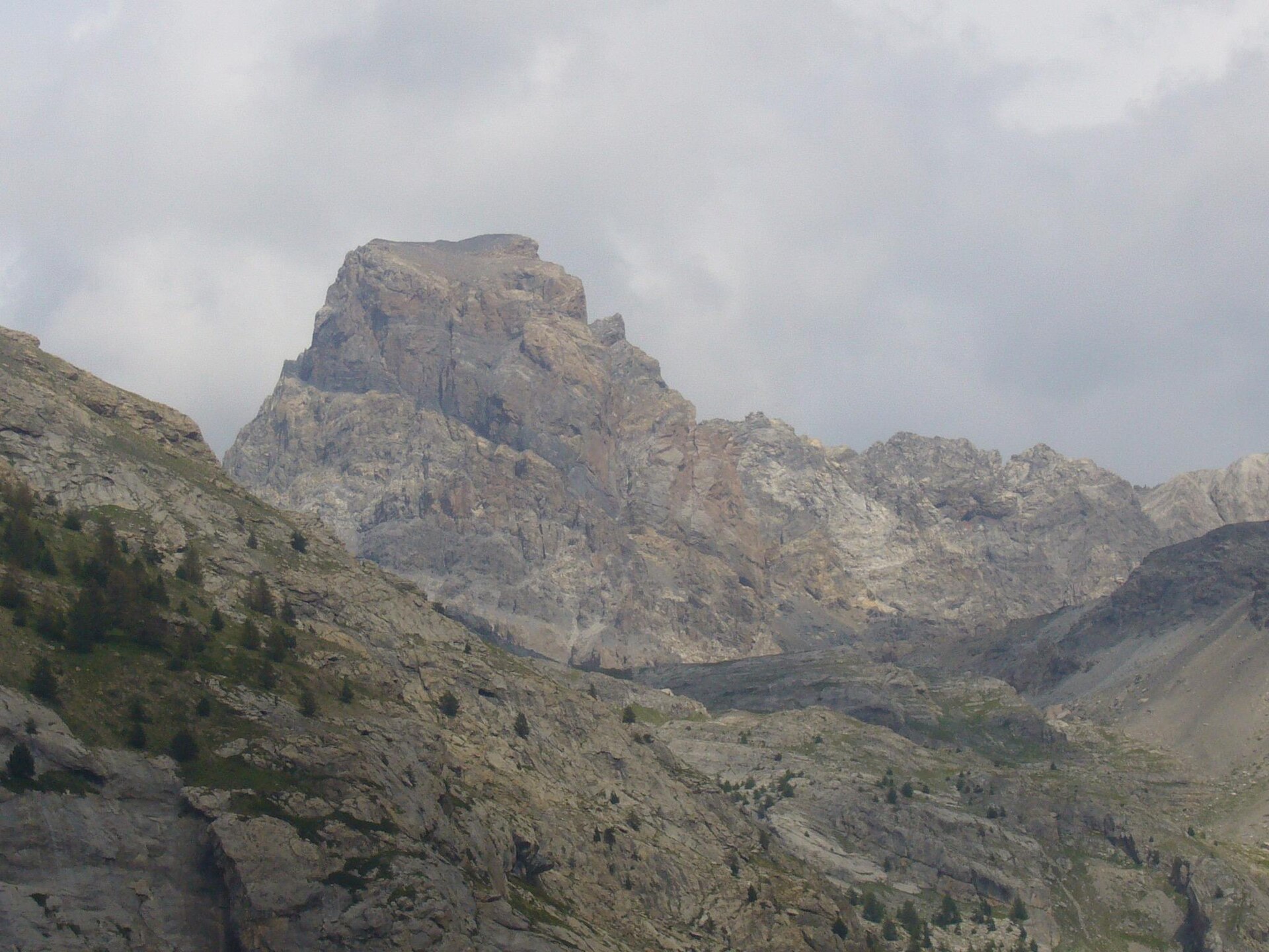 The Brec de Chambeyron above the Ubaye