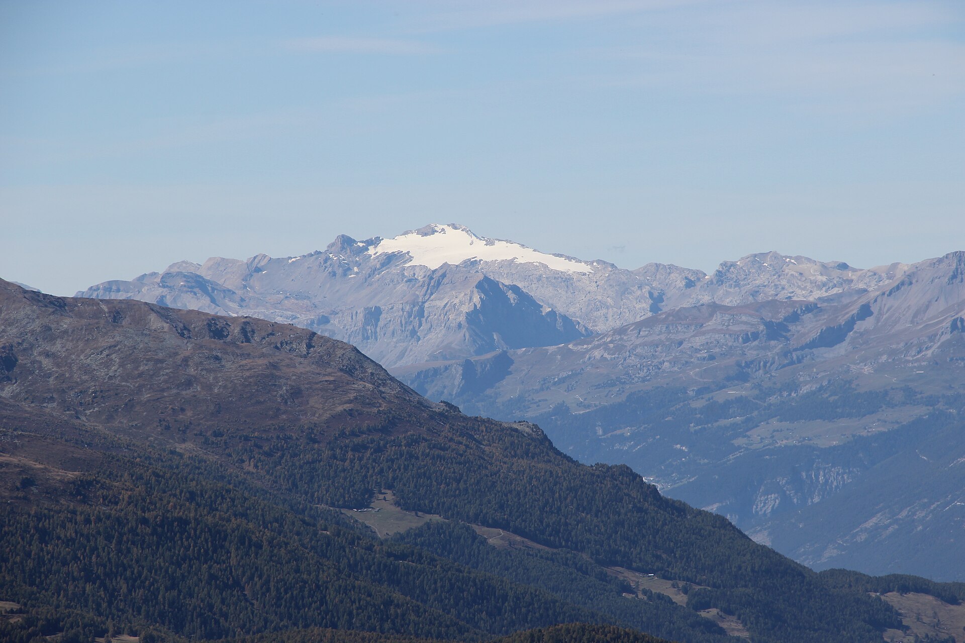 The Wildhorn massif in the Bernese Alps