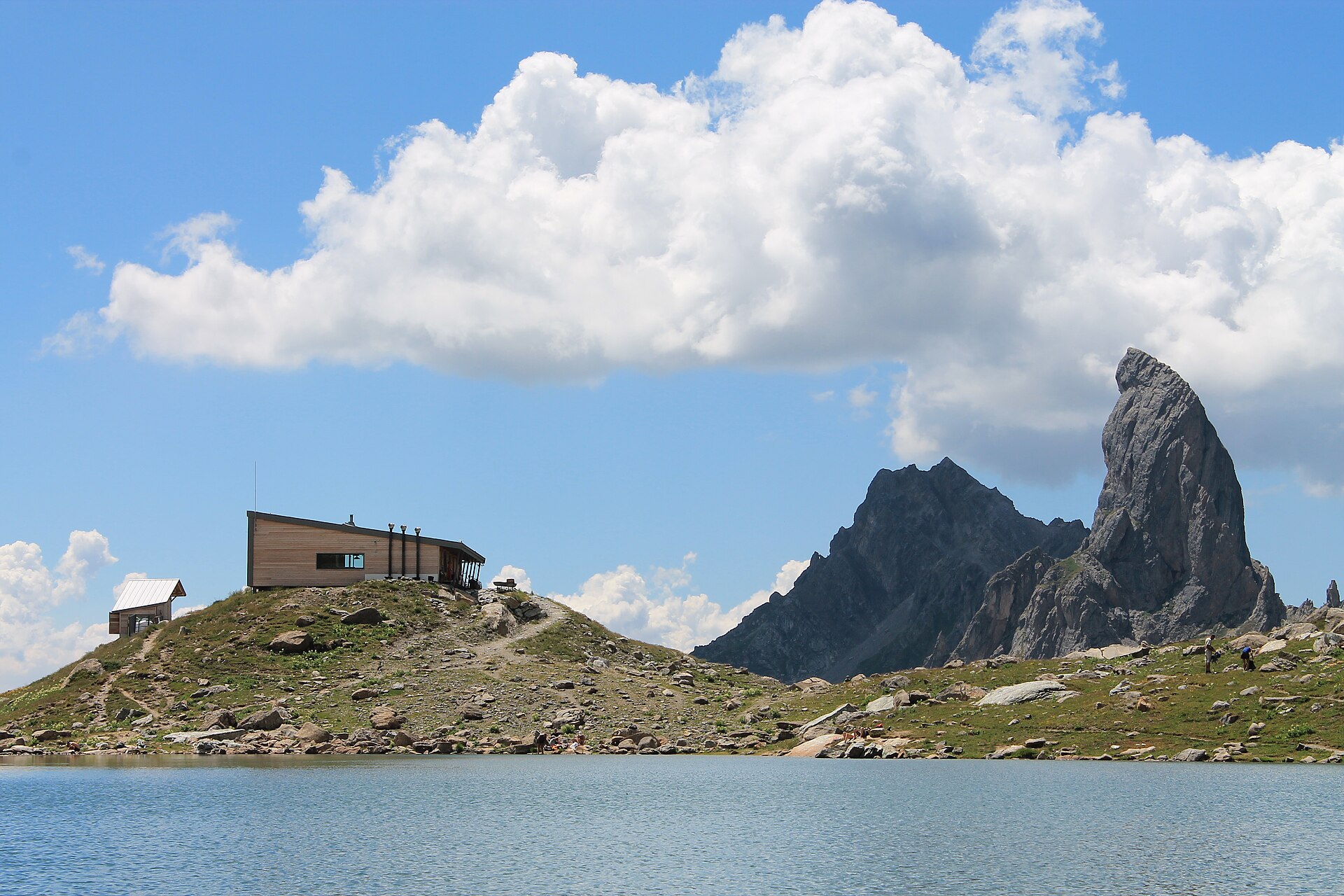 The Beaufortain mountains on the Tour du Beaufortain