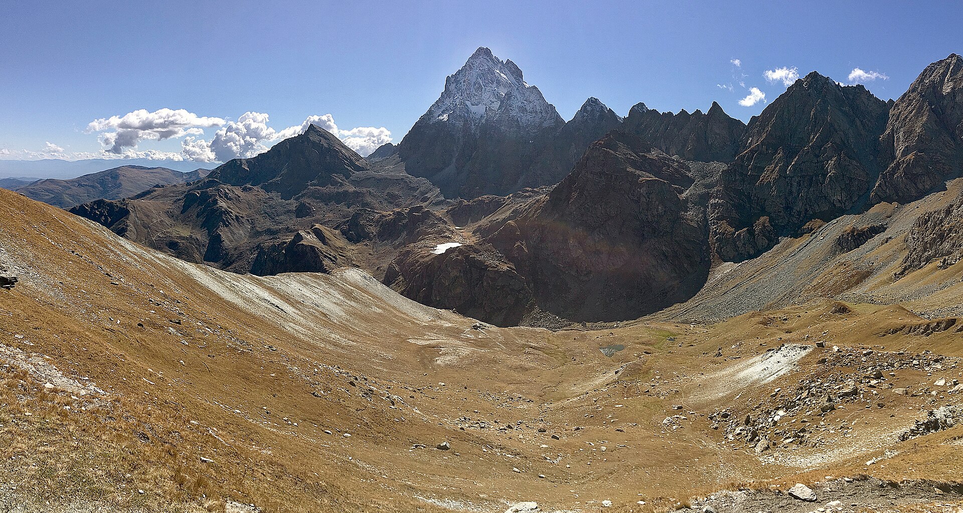 Monviso rising above the Po valley