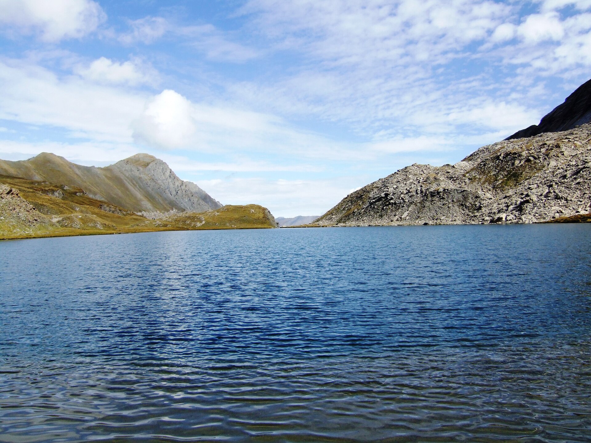 The Tour du Queyras crossing high ground in the southern French Alps